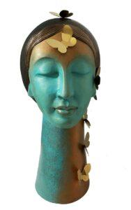 Maya - Sculpture by Romicon Revola at Visions Art