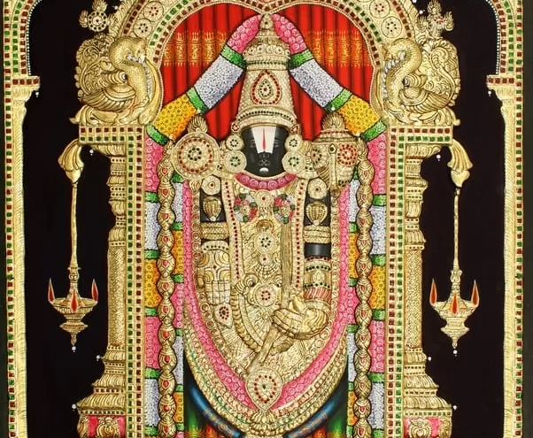 Exploring Thanjavur's Vibrant Cultural Tapestry - Indian Art 8 Tanjore_Paintings, visions art, indian art and culture.