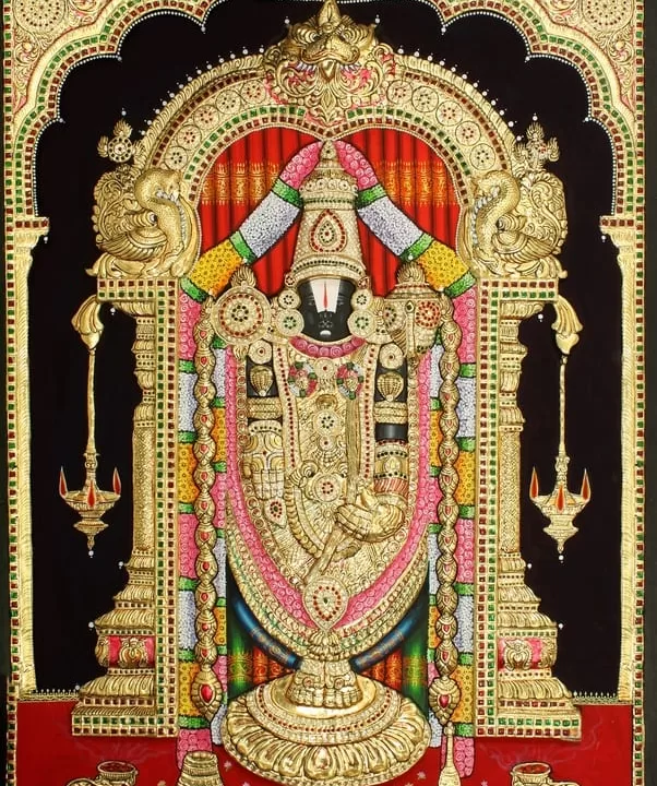 Tanjore_Paintings, visions art, indian art and culture.