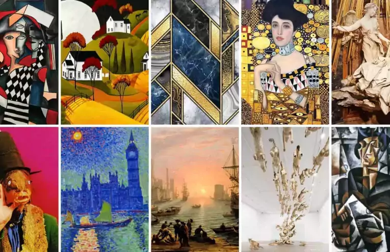 Artistry Unveiled: Exploring 8 Iconic Styles and Visionaries in Global and Indian Art History 10 Art Styles