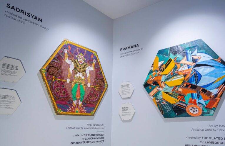 Lamborghini's 60-Year Milestone in India Unveils 'Shadanga': A Fusion of Art and Automotive Legacy" 6 Shadanga, Lamborghini, Indian Art
