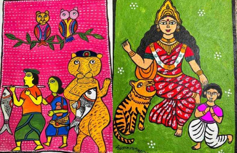 Reviving Tradition: Patachitra Paintings from Sunderbans Take Center Stage 2 Patachitra, Folk Art